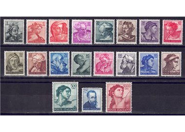 ITALY 1961 Michelangiolesca 19v MNH**