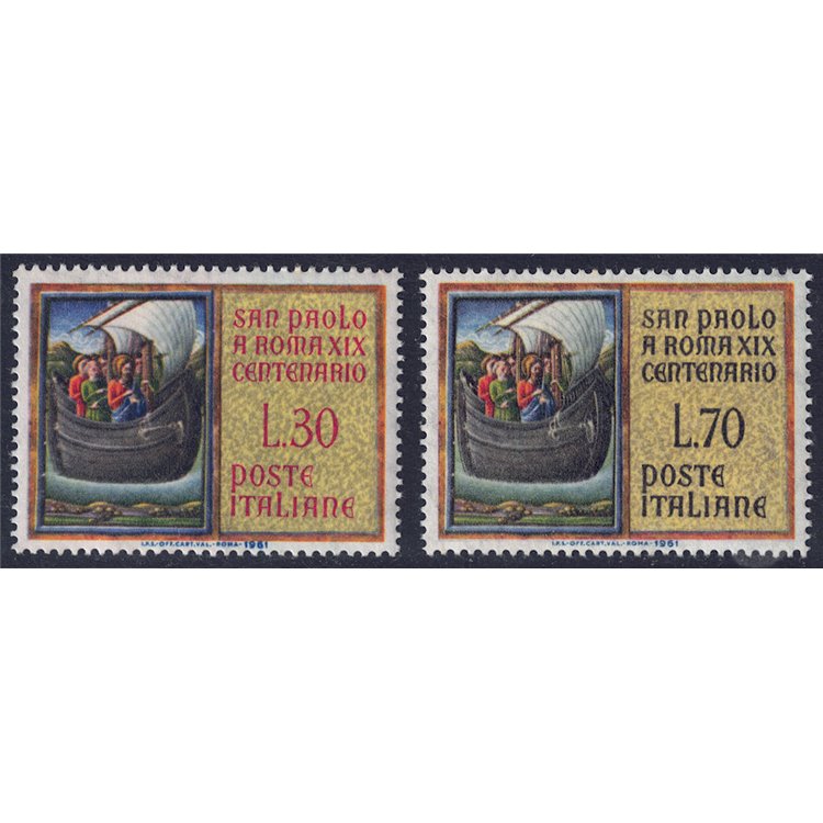 ITALY 1961 San Paolo 2v MNH**