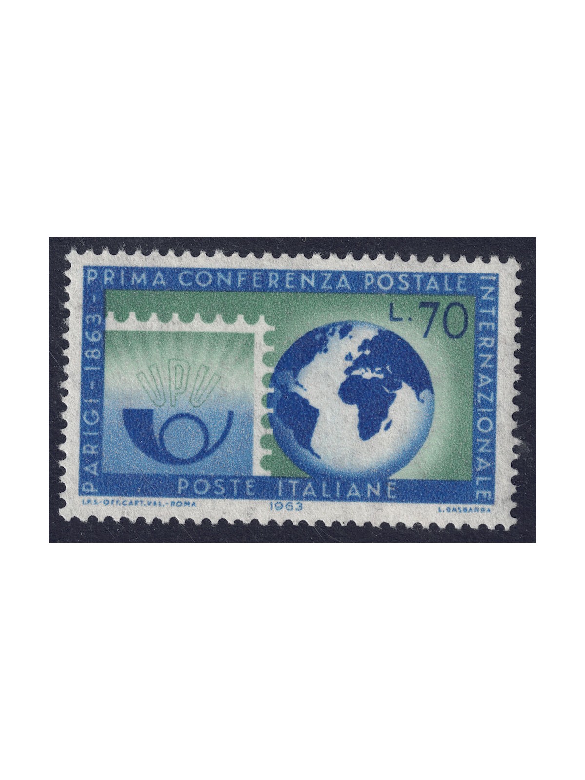 ITALY 1963 International Postal Conference MNH**