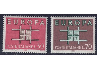 ITALY 1963 Europe 2v MNH**