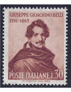 ITALIA 1963 Gioachino Belli MNH**