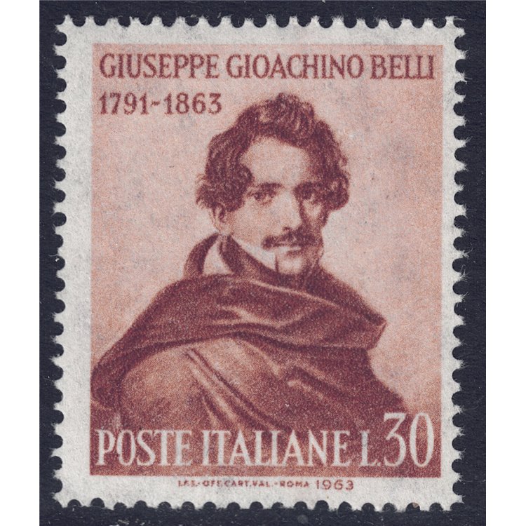 ITALIA 1963 Gioachino Belli MNH**