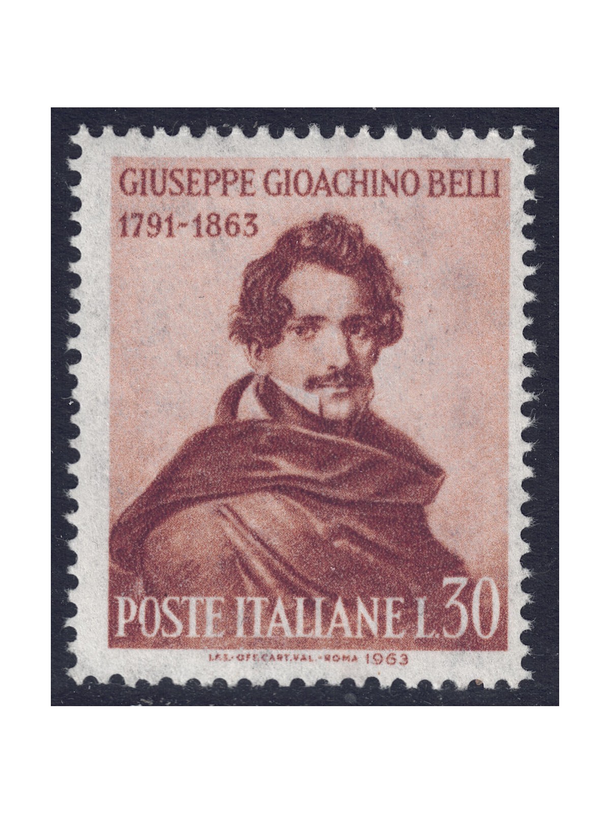 ITALY 1963 Gioachino Belli MNH**