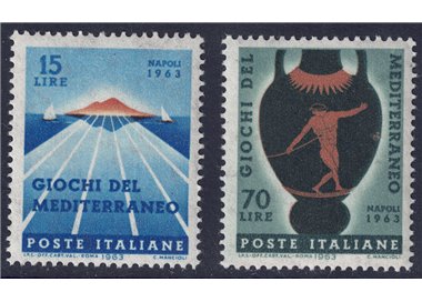 ITALY 1963 Mediterranean Games 2v MNH**
