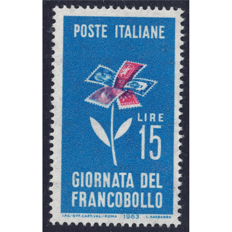 ITALY 1963 Stamp Day MNH**