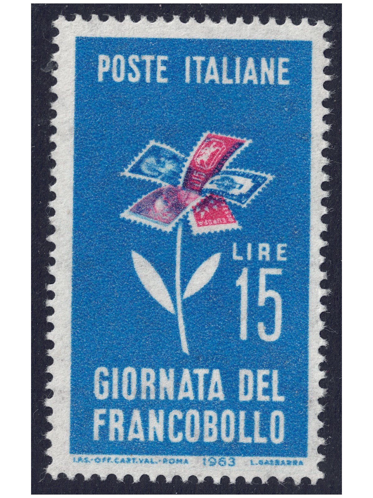 ITALY 1963 Stamp Day MNH**