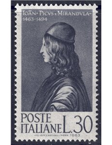 ITALY 1963 Giovanni Pico della Mirandola MNH**