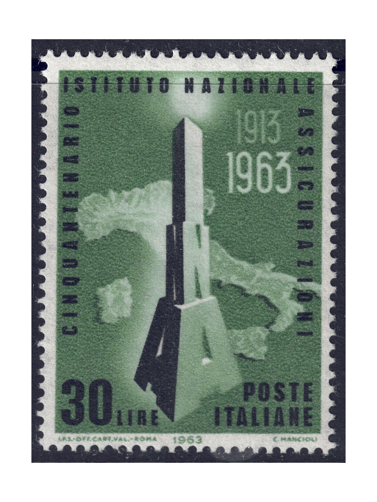 ITALIA 1963 Istituto Nazionale Assicurazioni MNH**