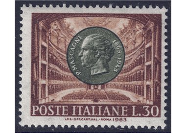 ITALIA 1963 Pietro Mascagni MNH**