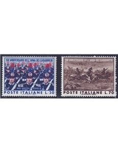 ITALIA 1964 Arma dei Carabinieri 2v MNH**