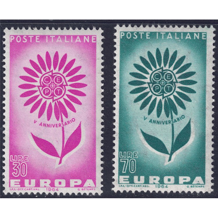 ITALIA 1964 Europa 2v MNH**