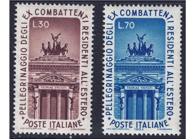 ITALIA 1964 Ex combattenti 2v MNH**