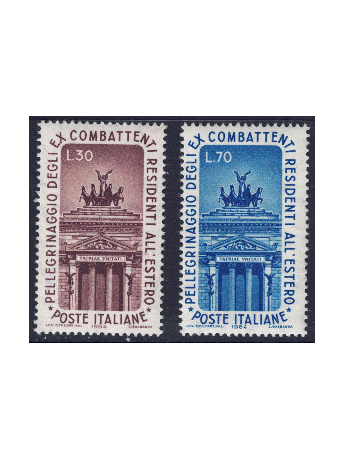 ITALY 1964 Ex-combatants 2v MNH**