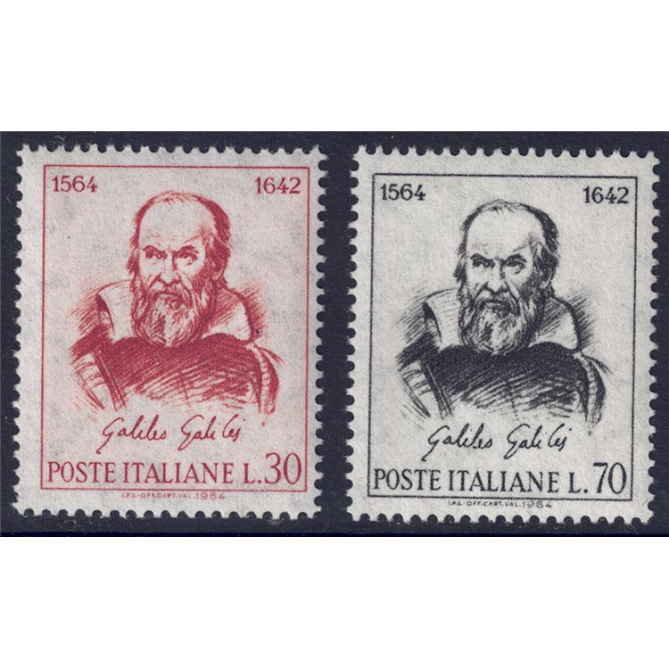 ITALY 1964 Galileo Galilei 2v MNH**