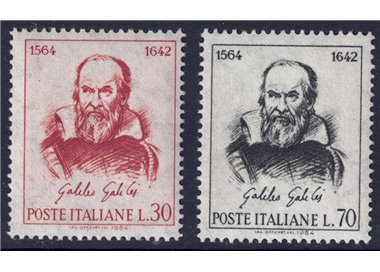 ITALY 1964 Galileo Galilei 2v MNH**