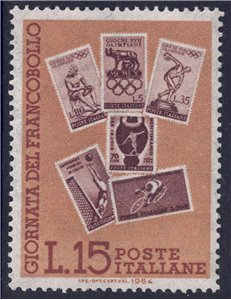 ITALY 1964 Stamp Day MNH**