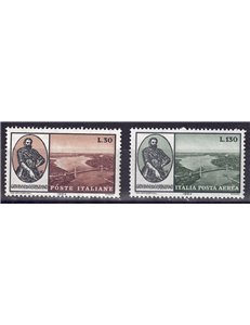 ITALIA 1964 Ponte Giovanni da Verrazzano 2v MNH**