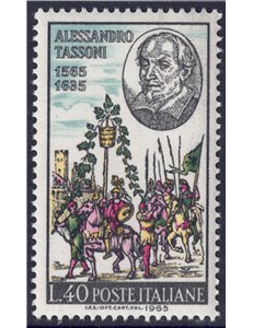 ITALY 1965 Alessandro Tassoni MNH**