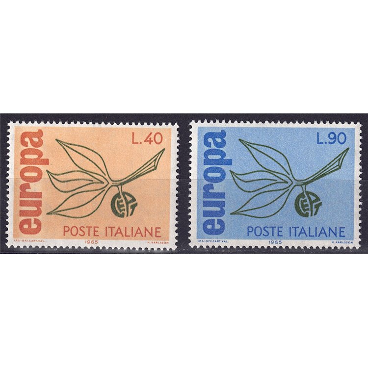 ITALIA 1965 Europa 2v MNH**
