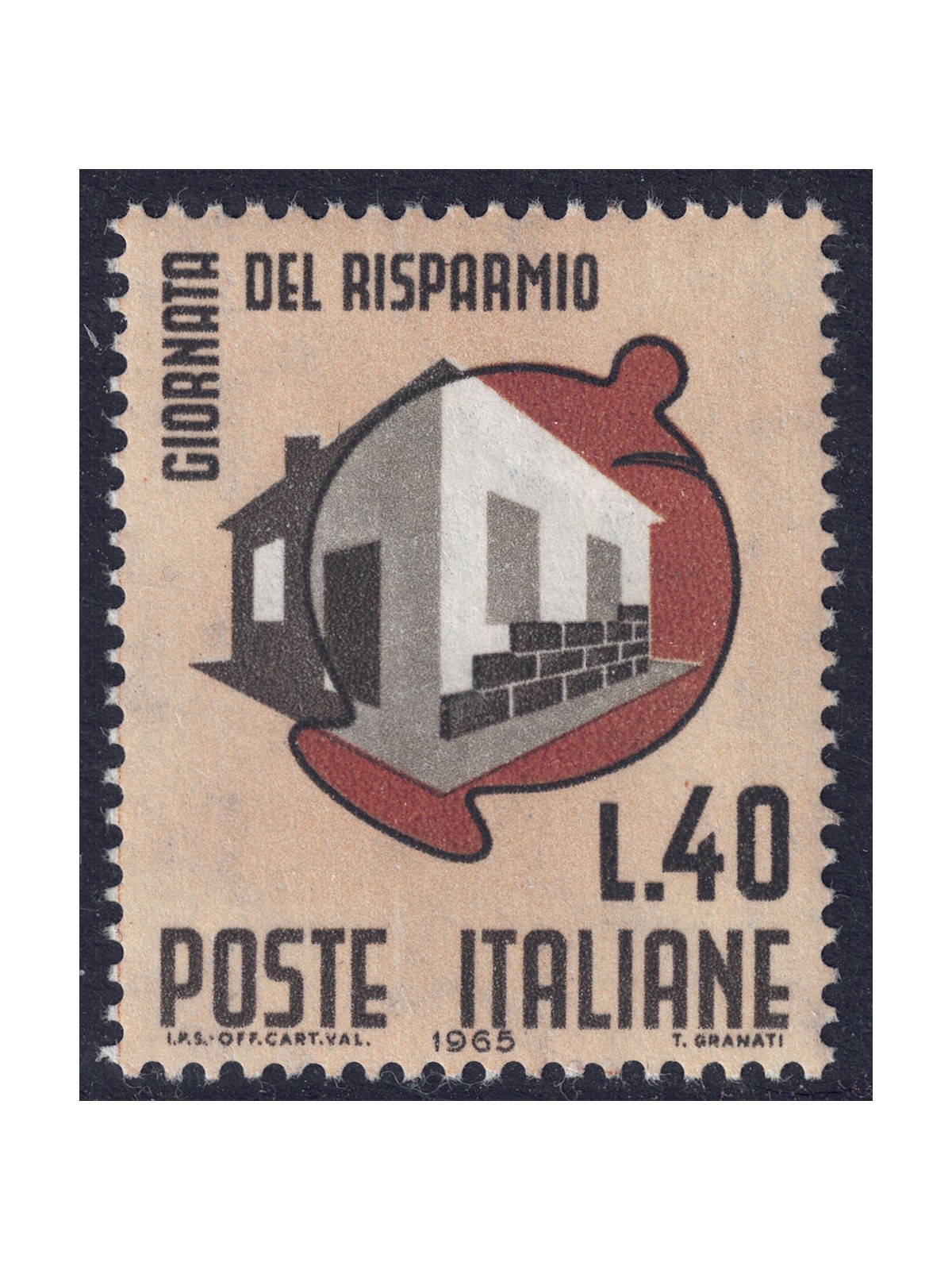 ITALY 1965 Savings Day MNH**