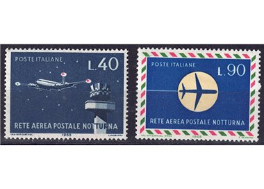 ITALY 1965 Night Postal Airline 2v MNH**