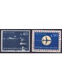 ITALIA 1965 Rete aerea postale notturna 2v MNH**