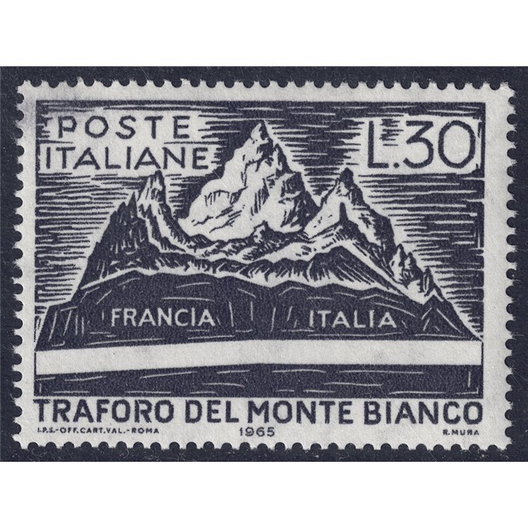 ITALY 1965 Mont Blanc Tunnel MNH**