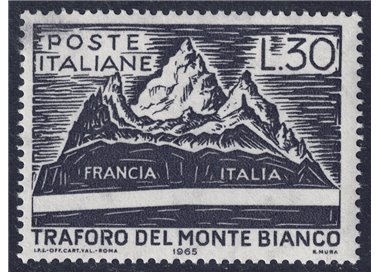 ITALY 1965 Mont Blanc Tunnel MNH**