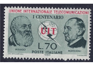 ITALY 1965 International Telecommunications Union MNH**