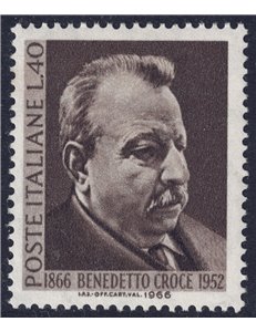 ITALIA 1966 Benedetto Croce MNH**