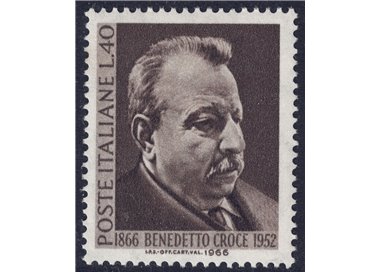 ITALIA 1966 Benedetto Croce MNH**