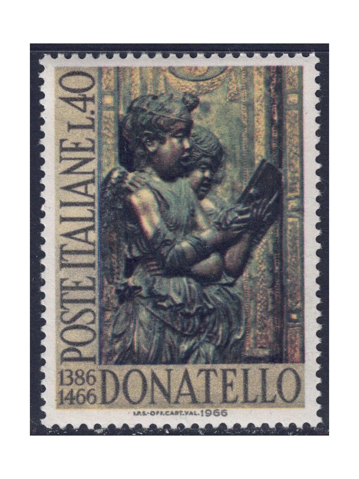 ITALIA 1966 Donatello MNH**