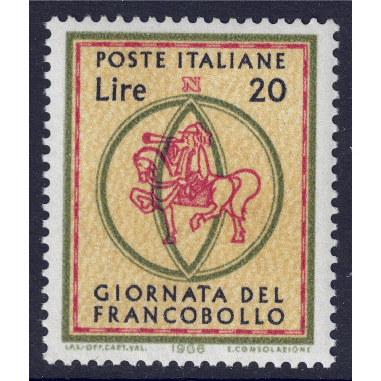 ITALIA 1966 Giornata del francobollo MNH**