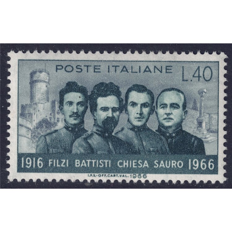 ITALY 1966 Patriots MNH**