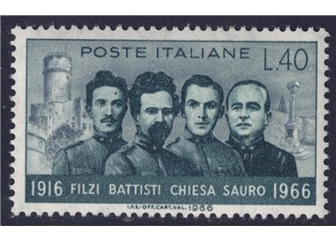 ITALY 1966 Patriots MNH**