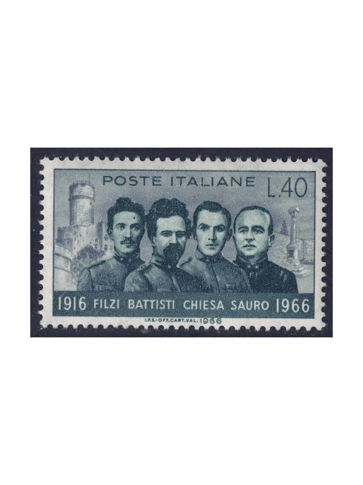 ITALIA 1966 Patrioti MNH**
