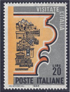 ITALIA 1966 Propaganda turistica MNH**