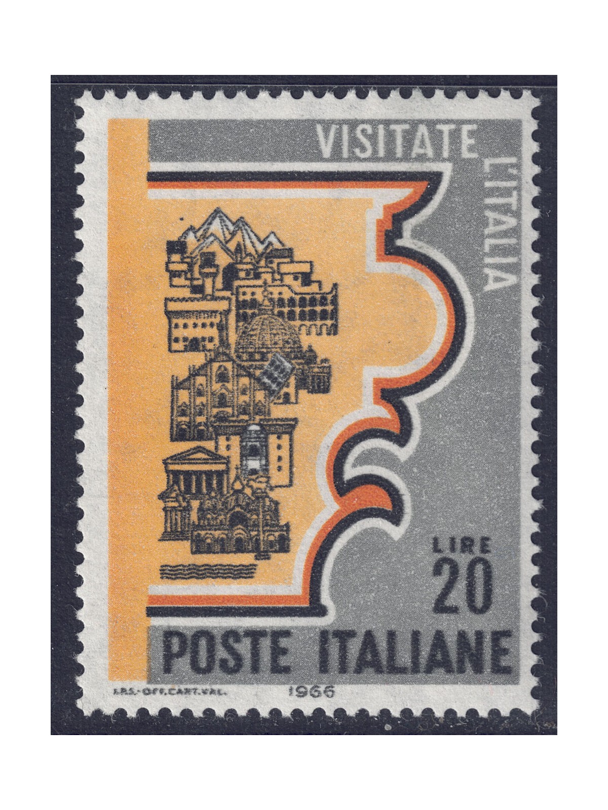 ITALY 1966 MNH tourist propaganda**