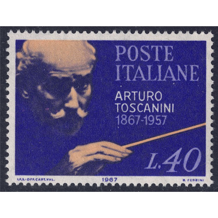 ITALIA 1967 Arturo Toscanini MNH**