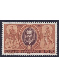ITALY 1967 Claudio Monteverdi MNH**