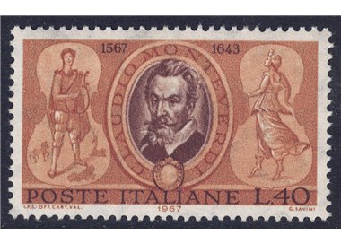 ITALIA 1967 Claudio Monteverdi MNH**