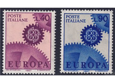 ITALIA 1967 Europa 2v MNH**