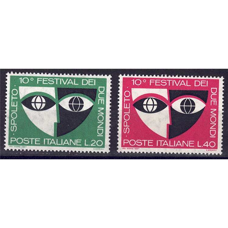 ITALIA 1967 Festival di Spoleto 2v MNH**