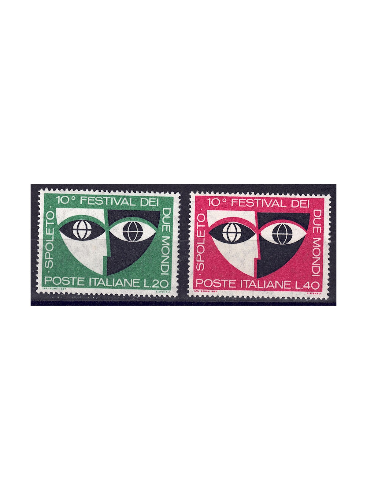 ITALIA 1967 Festival di Spoleto 2v MNH**