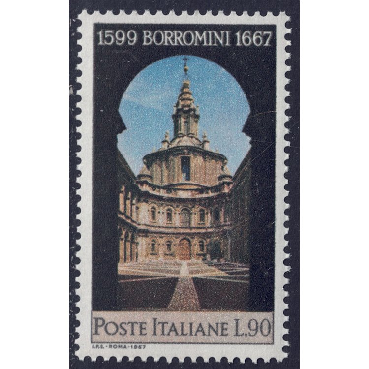 ITALIA 1967 Francesco Borromini MNH**
