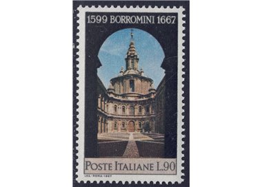 ITALY 1967 Francesco Borromini MNH**