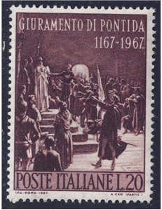 ITALY 1967 Oath of Pontida MNH**