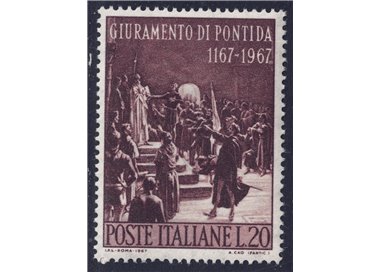 ITALIA 1967 Giuramento di Pontida MNH**