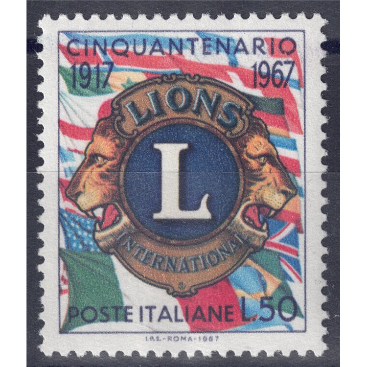 ITALY 1967 Lions Club MNH**
