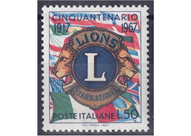 ITALY 1967 Lions Club MNH**